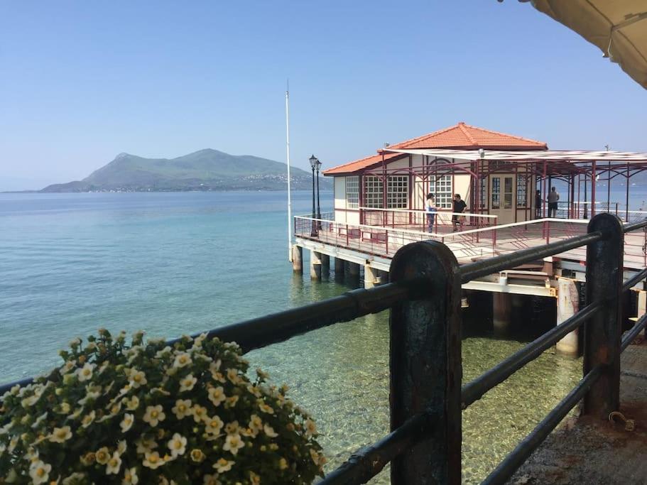 Villa Oleander Agios Nikolaos Loutra Edipsou Bagian luar foto