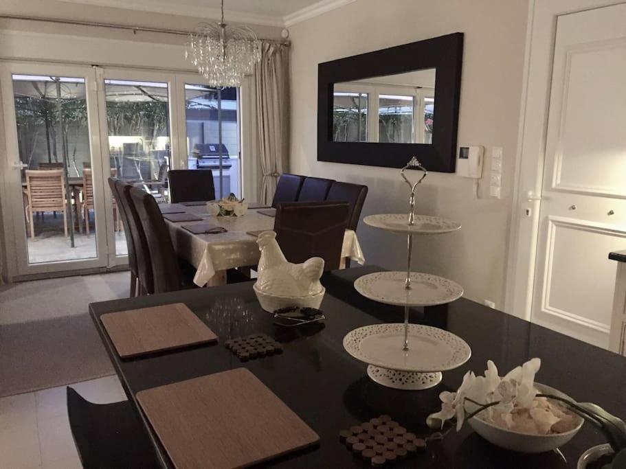 Villa Oleander Agios Nikolaos Loutra Edipsou Bagian luar foto